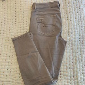 American Eagle Outfiters dusty lavender purple jeans jeggings